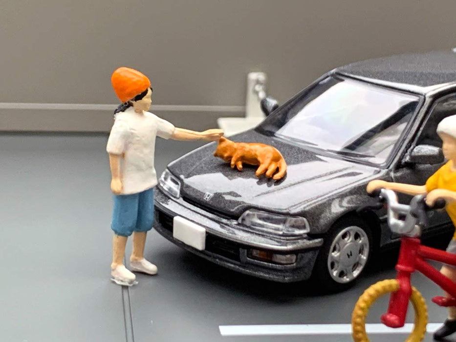 TOMYTEC Diorama Collection 1/64 Car Snap 02B Car Wash Minicar- Japan Figure Store - #1 Bring To You The Best Japanese Goods