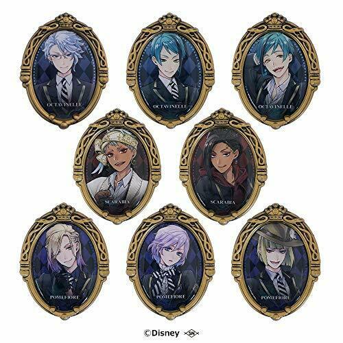 Disney Twisted Wonderland Trading Brooch Vol.2 Box 8 Set Figure Anime - Japan Figure