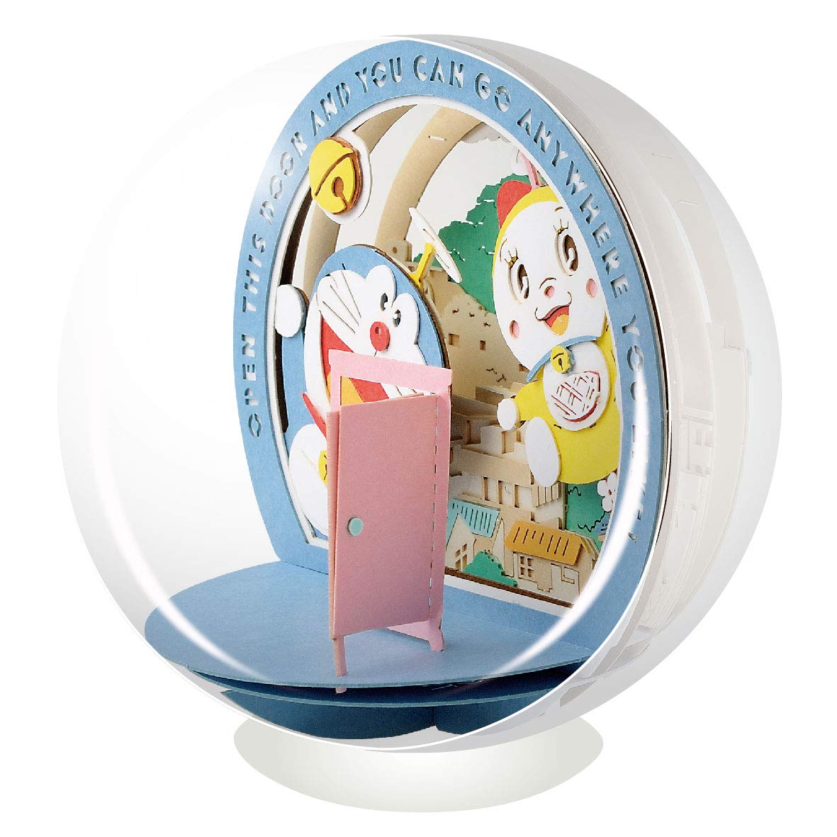 ENSKY Paper Theater Ball Ptb-06 Doraemon Anywhere Door- Japan Figure Store - #1 Bring To You The Best Japanese Goods