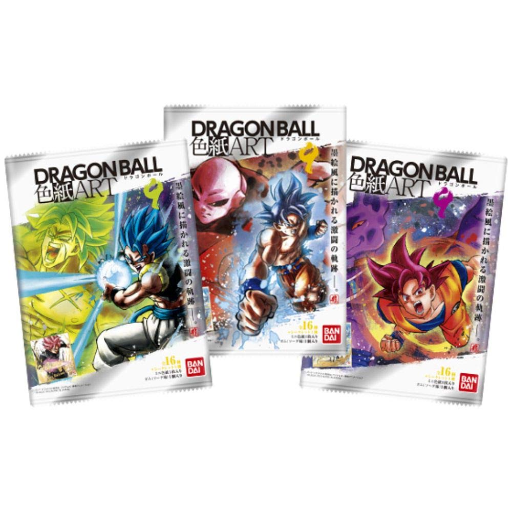 BANDAI CANDY Dragon Ball Shikishi Art Ver.9 10Pack Box Candy Toy- Japan Figure Store - #1 Bring To You The Best Japanese Goods