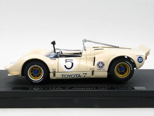 EBBRO - 43853 Toyota 7 Japan Gp 1968 No.5 - Ivory 1/43 Scale- Japan Figure Store - #1 Bring To You The Best Japanese Goods