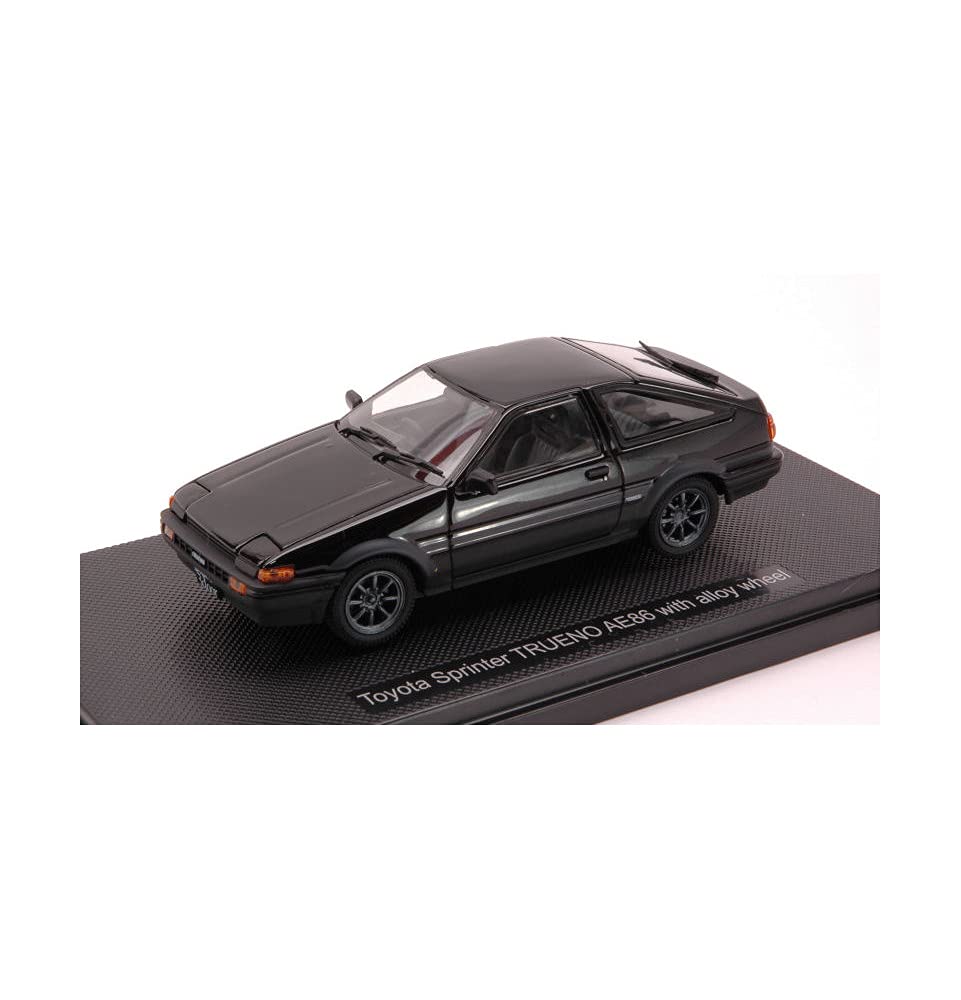 EBBRO - 44494 Toyota Sprinter Trueno Ae86 With Alloy Wheel - Black 1/43 Scale- Japan Figure Store - #1 Bring To You The Best Japanese Goods