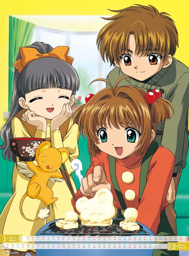 Ensky Japan Cardcaptor Sakura 2024 Wall Calendar Cl-051- Japan Figure Store - #1 Bring To You The Best Japanese Goods