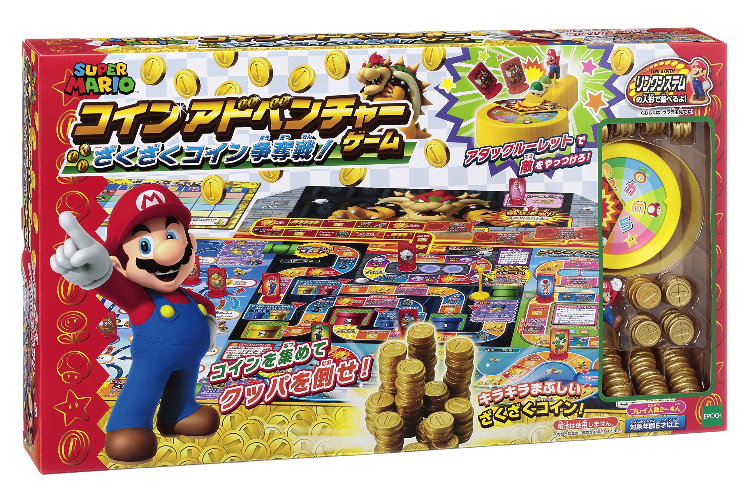 EPOCH Super Mario Coin Adventure Game Coin Battle- Japan Figure Store - #1 Bring To You The Best Japanese Goods