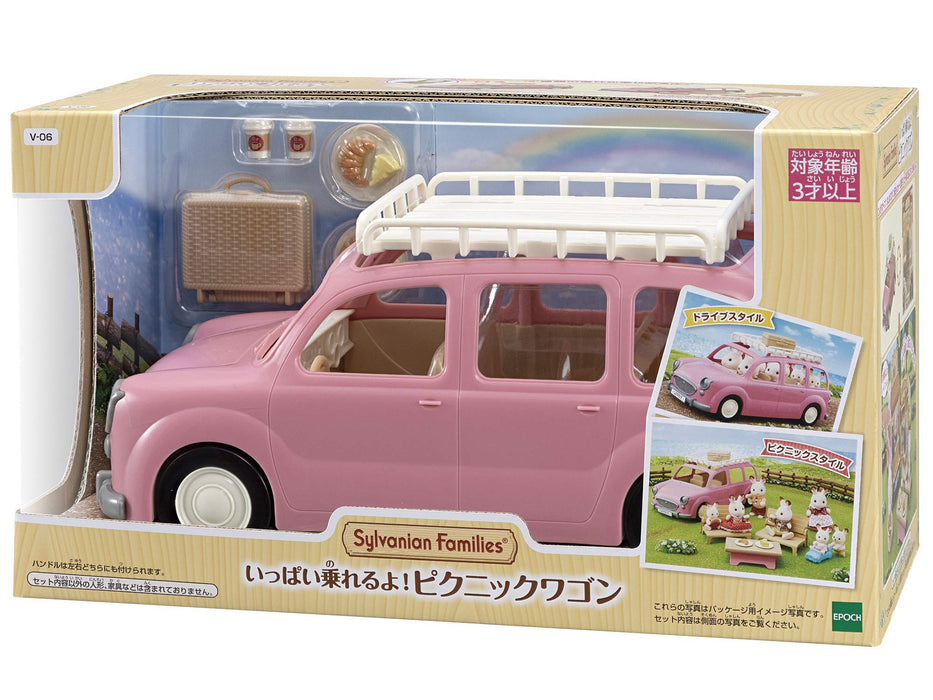 Epoch Sylvanian Families Picnic Wagon V-06- Japan Figure Store - #1 Bring To You The Best Japanese Goods