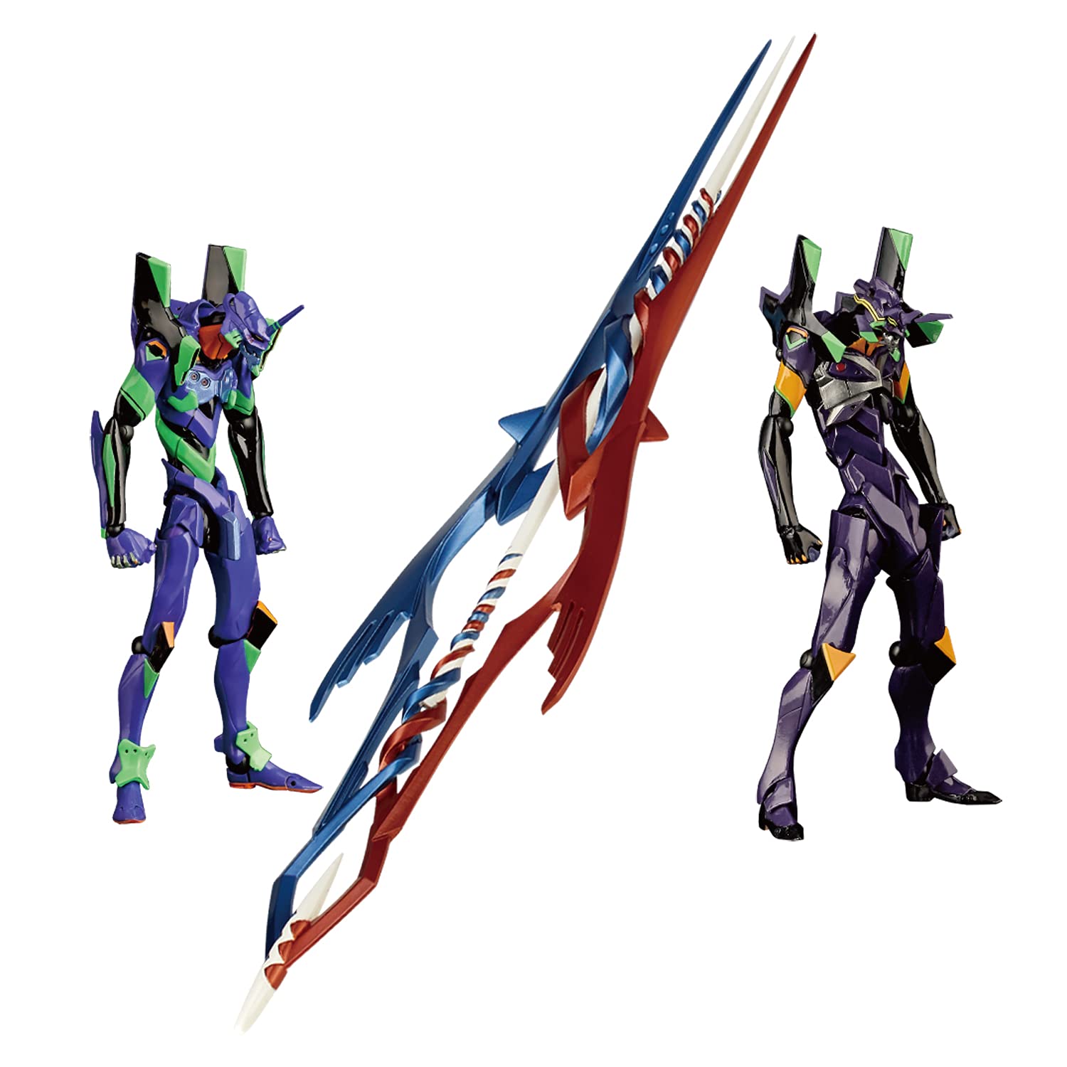 KAIYODO Evangelion Evolution Evangelion Unit-01 & Evangelion Unit-13 And Spear Of Gaius Figure- Japan Figure Store - #1 Bring To You The Best Japanese Goods