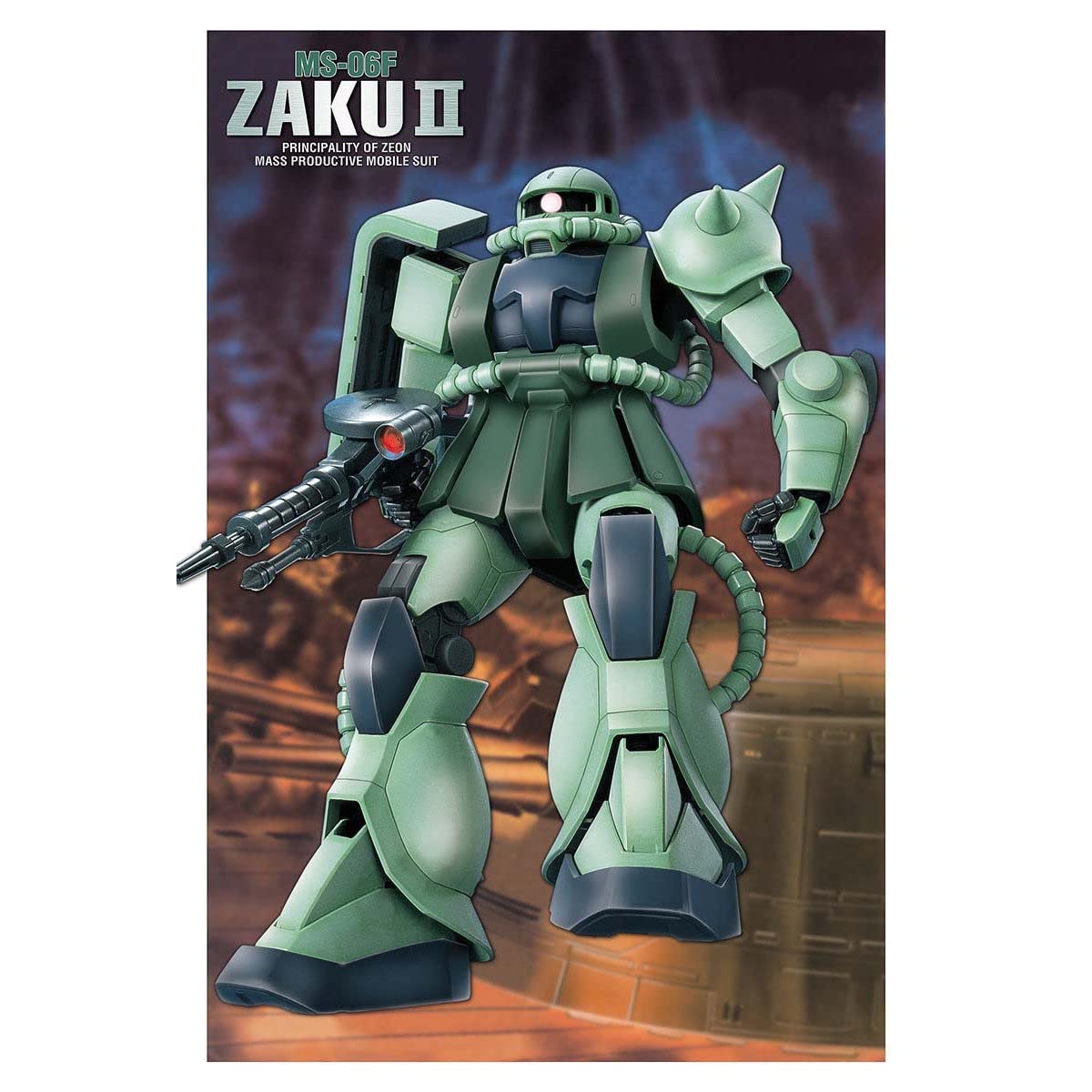 BANDAI First Grade Gundam Fg-03 Ms-06F Zaku Ii 1/144 Scale Kit- Japan Figure Store - #1 Bring To You The Best Japanese Goods