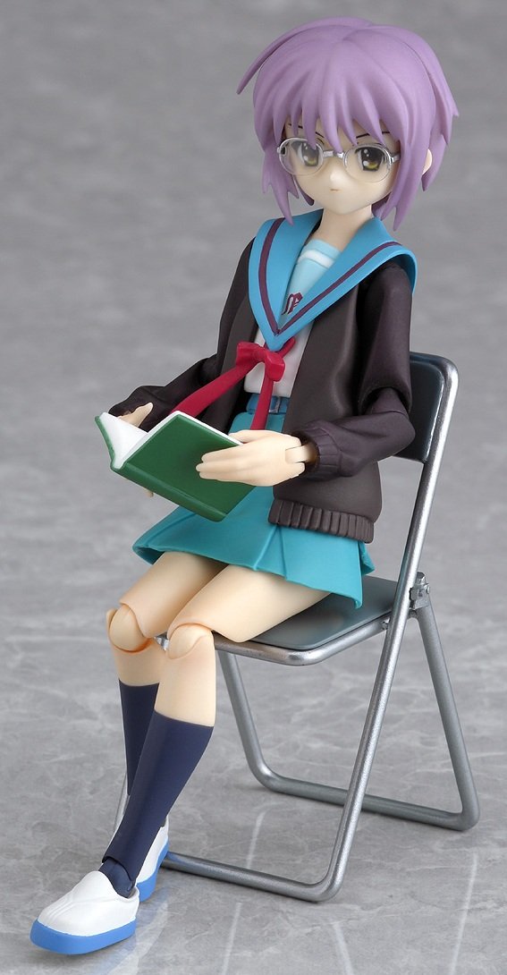 Max Factory Figma Haruhi Suzumiya Yuki Nagato Uniform Version Collectible- Japan Figure Store - #1 Bring To You The Best Japanese Goods