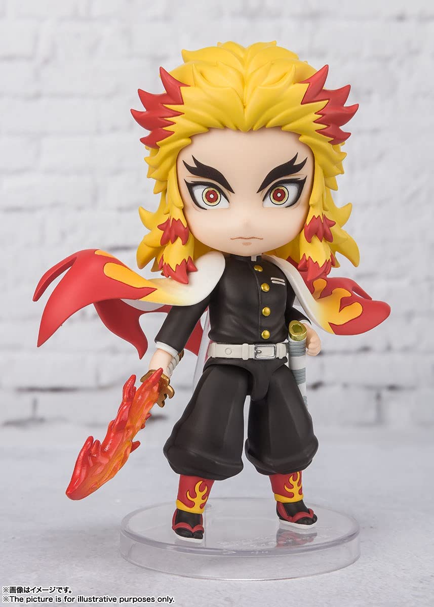 BANDAI Figuarts Mini Kyojuro Rengoku -Flame Breathing- Figure Demon Slayer: Kimetsu No Yaiba- Japan Figure Store - #1 Bring To You The Best Japanese Goods