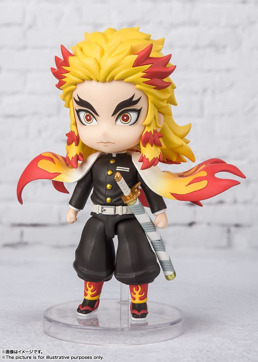 BANDAI Figuarts Mini Kyojuro Rengoku -Flame Breathing- Figure Demon Slayer: Kimetsu No Yaiba- Japan Figure Store - #1 Bring To You The Best Japanese Goods