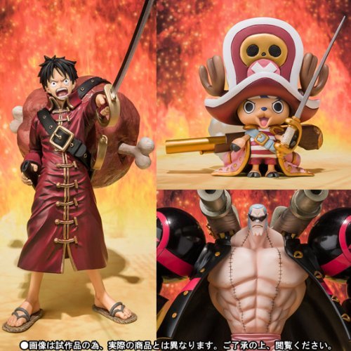 Bandai Japan Figuarts Zero One Piece Film Z Battle Suit Ver. Set (Luffy Chopper Franky)- Japan Figure Store - #1 Bring To You The Best Japanese Goods