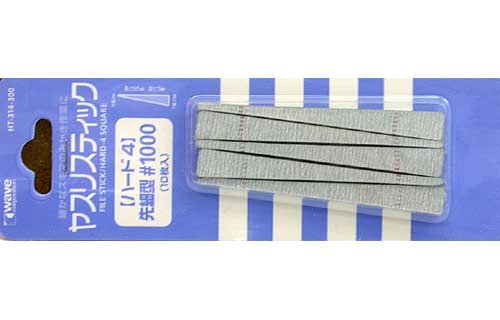 File Stick Hard 4 Tapered #1000 (10 Pieces) Ht-314- Japan Figure Store - #1 Bring To You The Best Japanese Goods