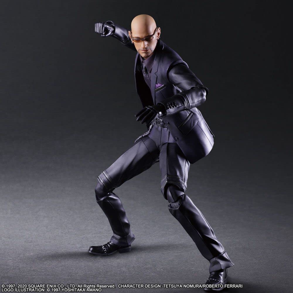 Final Fantasy Vii Remake Play Arts Kai Rudo Pvc Painted Action Figure- Japan Figure Store - #1 Bring To You The Best Japanese Goods