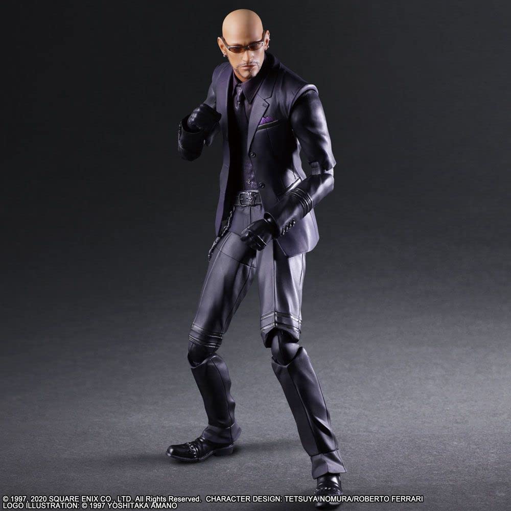 Final Fantasy Vii Remake Play Arts Kai Rudo Pvc Painted Action Figure- Japan Figure Store - #1 Bring To You The Best Japanese Goods