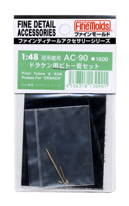 FINE MOLDS Ac-90 Fine Detail Accessories Series Pitot Tubes & Aoa Probes For Draken 1/48 Scale- Japan Figure Store - #1 Bring To You The Best Japanese Goods