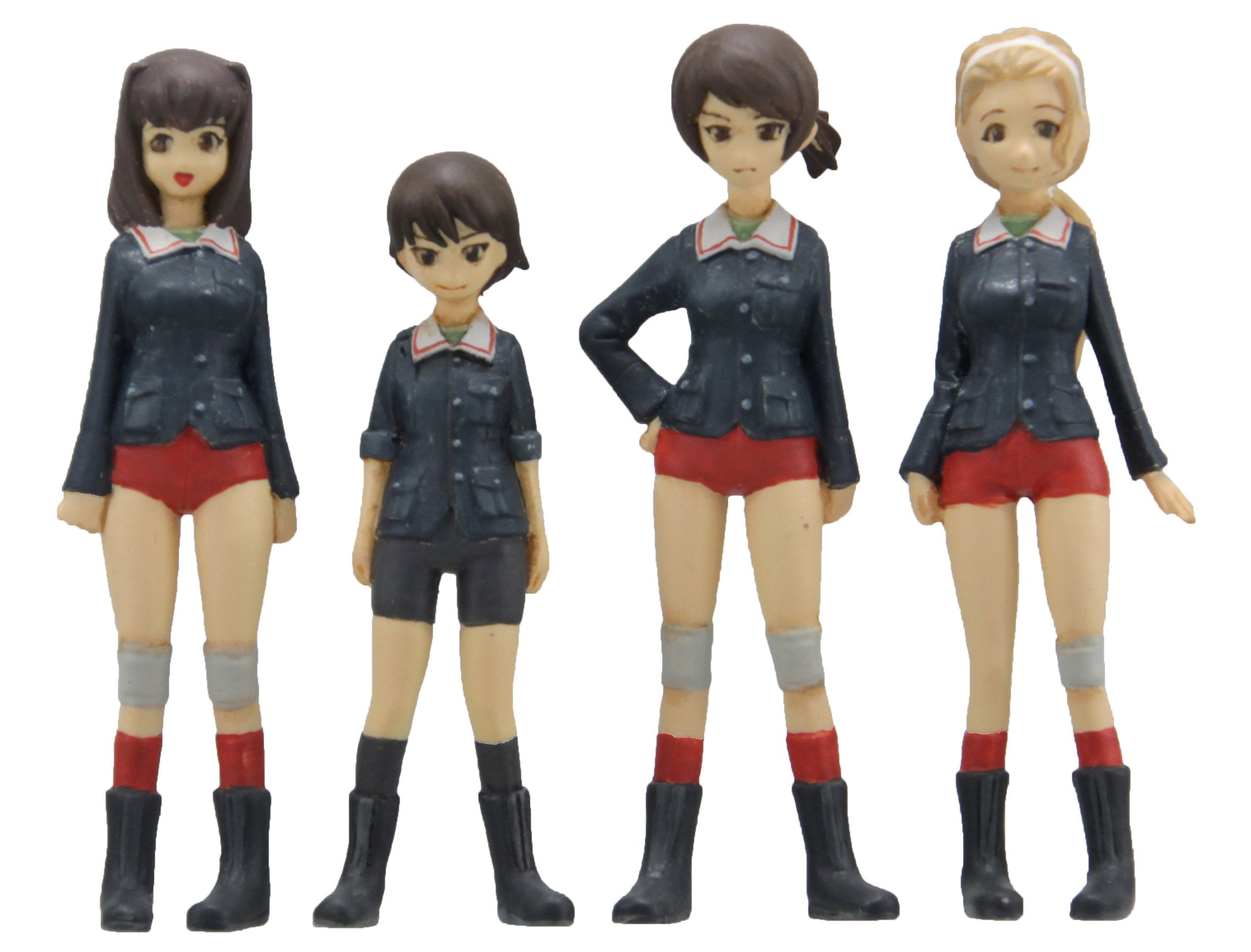 FINE MOLDS 41105 Girls & Panzer Der Film Ahiru-San Team Figure Set 1/35 Scale Kit- Japan Figure Store - #1 Bring To You The Best Japanese Goods