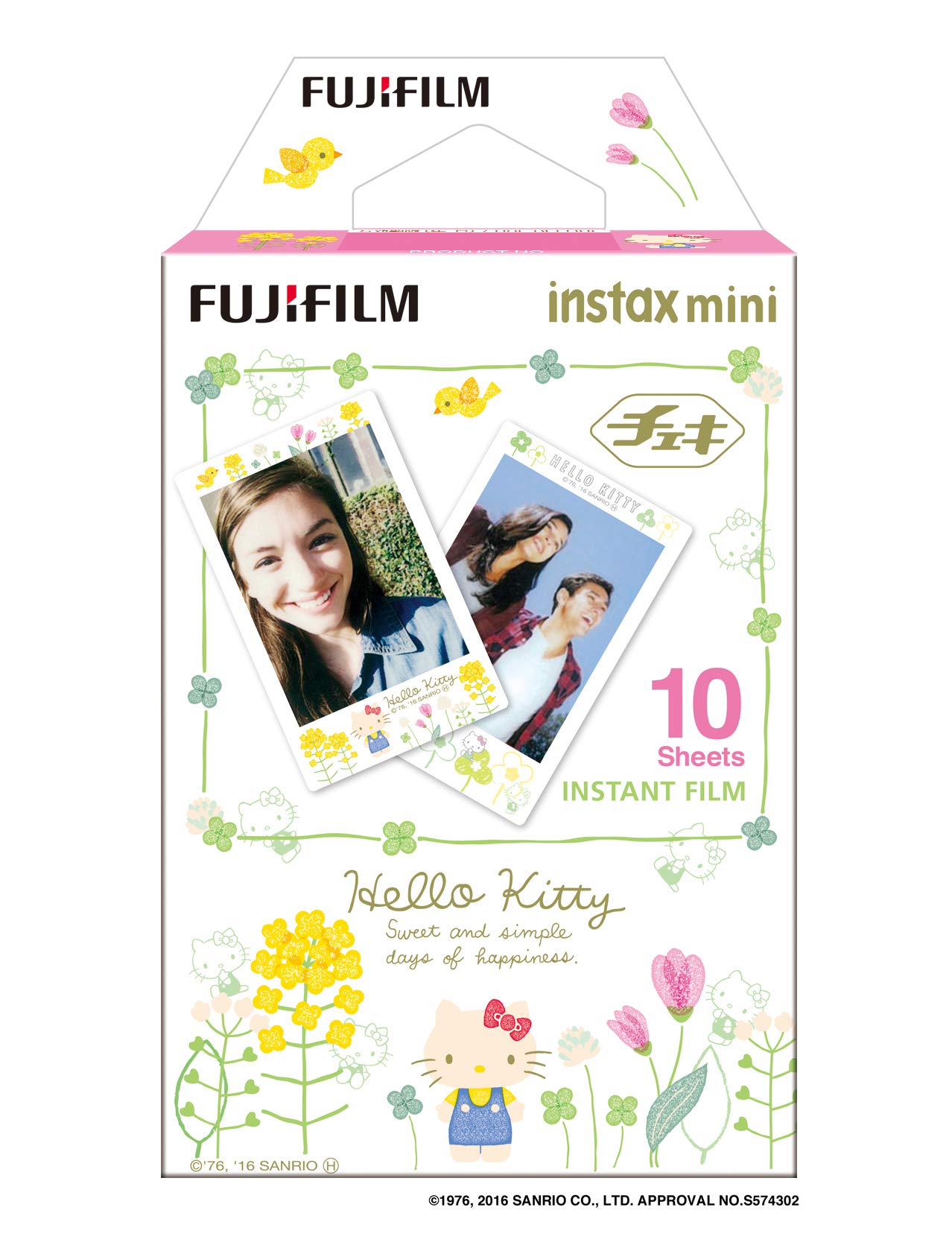 Instax Mini Kitty3 Cheki Camera Film 10 Sheets Japan Pattern (Kitty) Ww1- Japan Figure Store - #1 Bring To You The Best Japanese Goods
