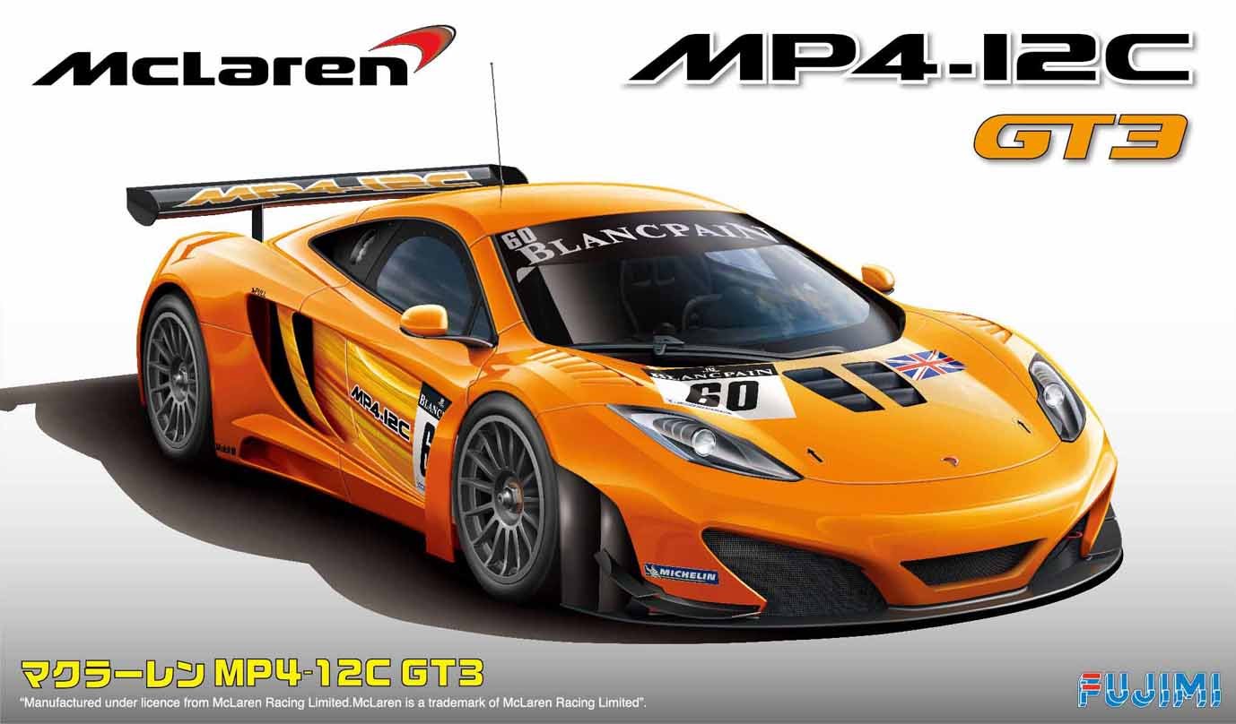 Fujimi 1/24 Mclaren MP4/12C GT3 Model Car- Japan Figure Store - #1 Bring To You The Best Japanese Goods