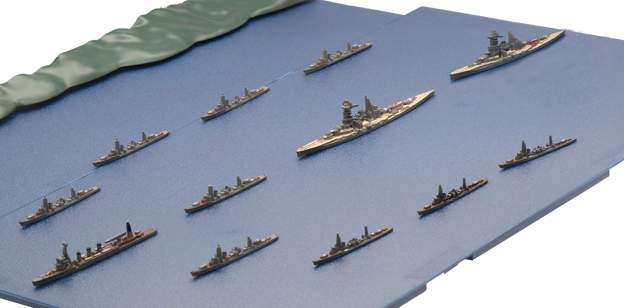 Fujimi Model 1/3000 Collectable Warship Series No.15 Guadalcanal Island Bombardment Volunteer Corps Set (Kongo/Haruna/Isuzu/With Painted Sky Guard) Plastic Model Warship 15- Japan Figure Store - #1 Bring To You The Best Japanese Goods