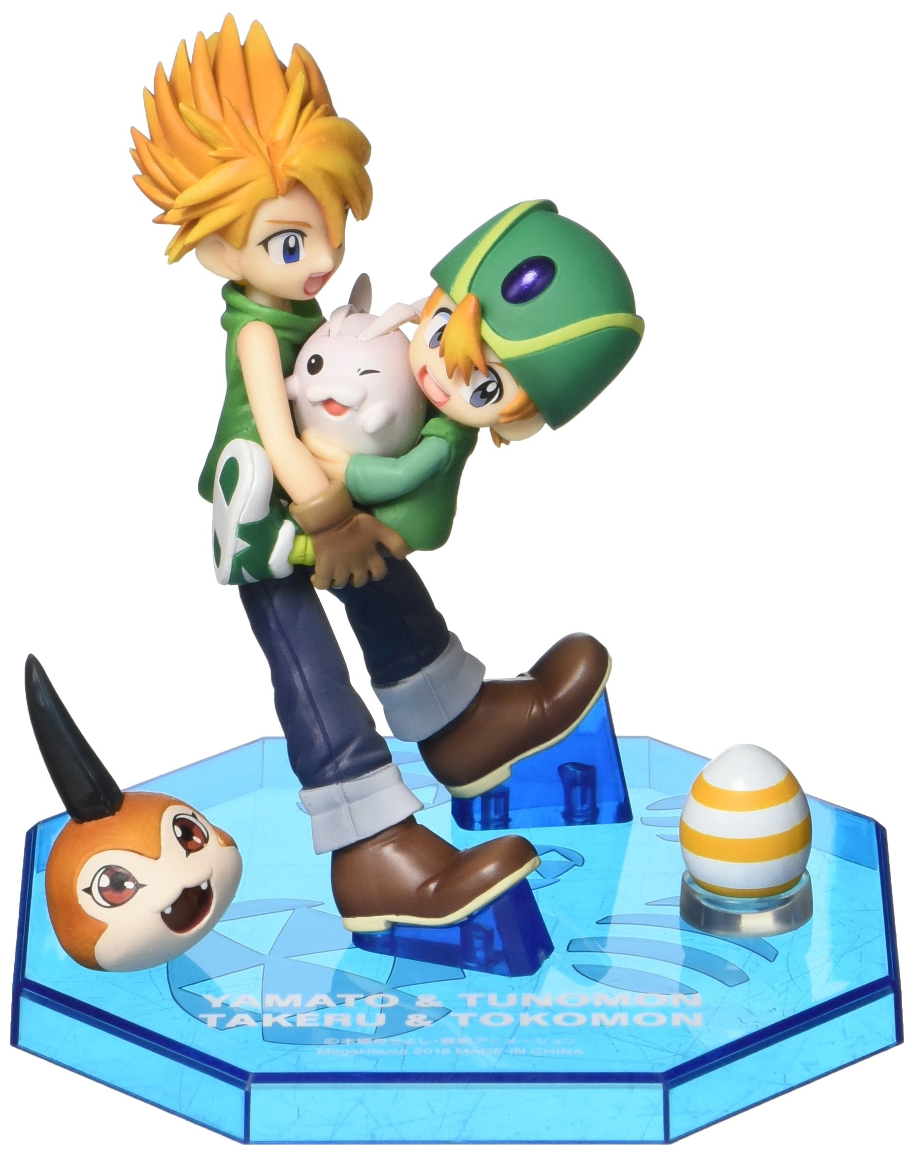 Megahouse Japan Gem Series Digimon Adventure Yamato Ishida Takeru Takaishi Tsunomon & Tokomon Figure- Japan Figure Store - #1 Bring To You The Best Japanese Goods