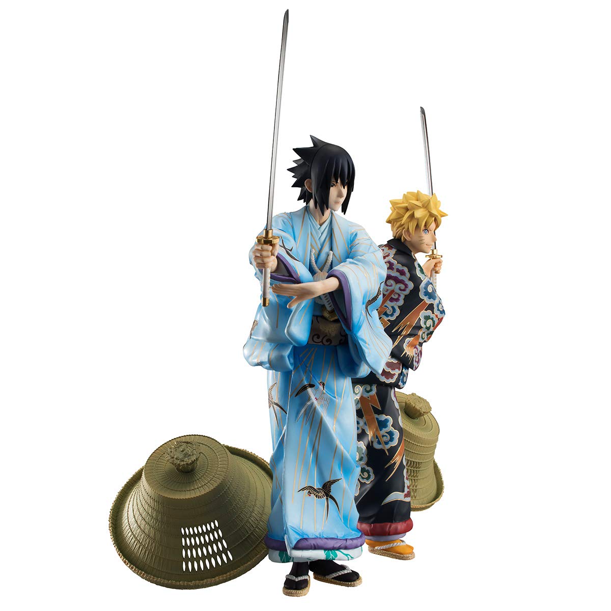 Megahouse Naruto Uzumaki & Uchiha Sasuke Kabuki Edition Set Complete Japan Figure- Japan Figure Store - #1 Bring To You The Best Japanese Goods