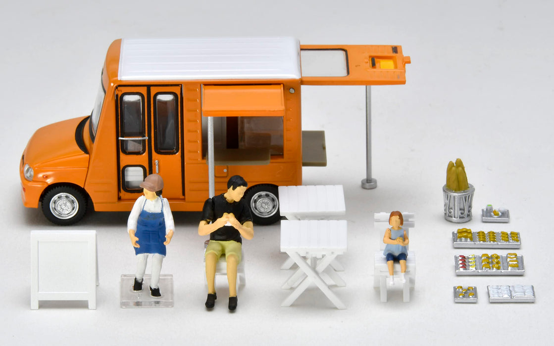 Tomytec Geocolle 64 Painted Dolls & Mini Car Set Partially Assembled 1/64# Car Snap 18A Bakery- Japan Figure Store - #1 Bring To You The Best Japanese Goods