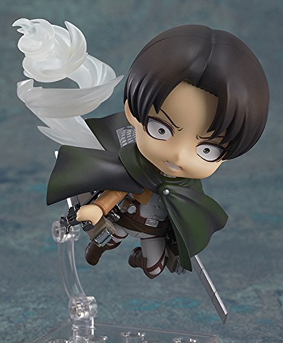 Good Smile Company Nendoroid Attack On Titan Levi Pre-Painted Movable Figure Cute Levi Figure- Japan Figure Store - #1 Bring To You The Best Japanese Goods
