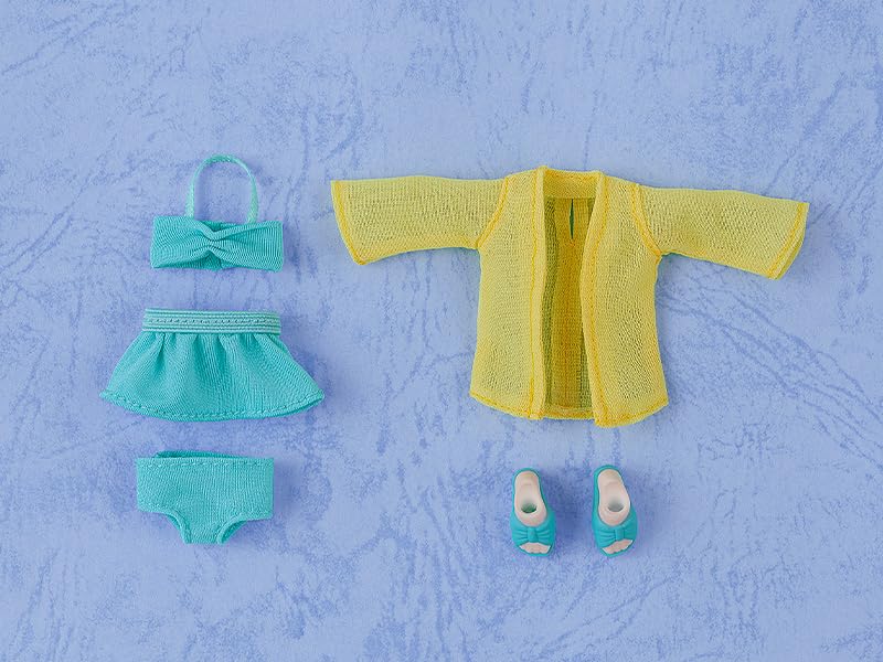 Light Blue Swimsuit Girl Outfit Set by Good Smile Company Nendoroid Doll- Japan Figure Store - #1 Bring To You The Best Japanese Goods