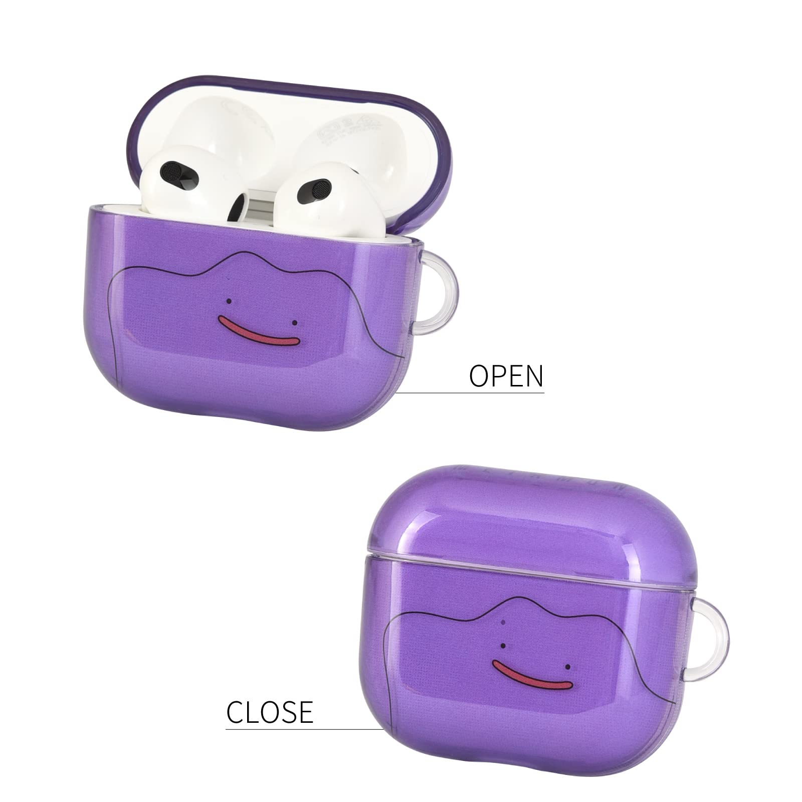 Pokemon Center Airpods 3Rd Generation Soft Case Ditto- Japan Figure Store - #1 Bring To You The Best Japanese Goods