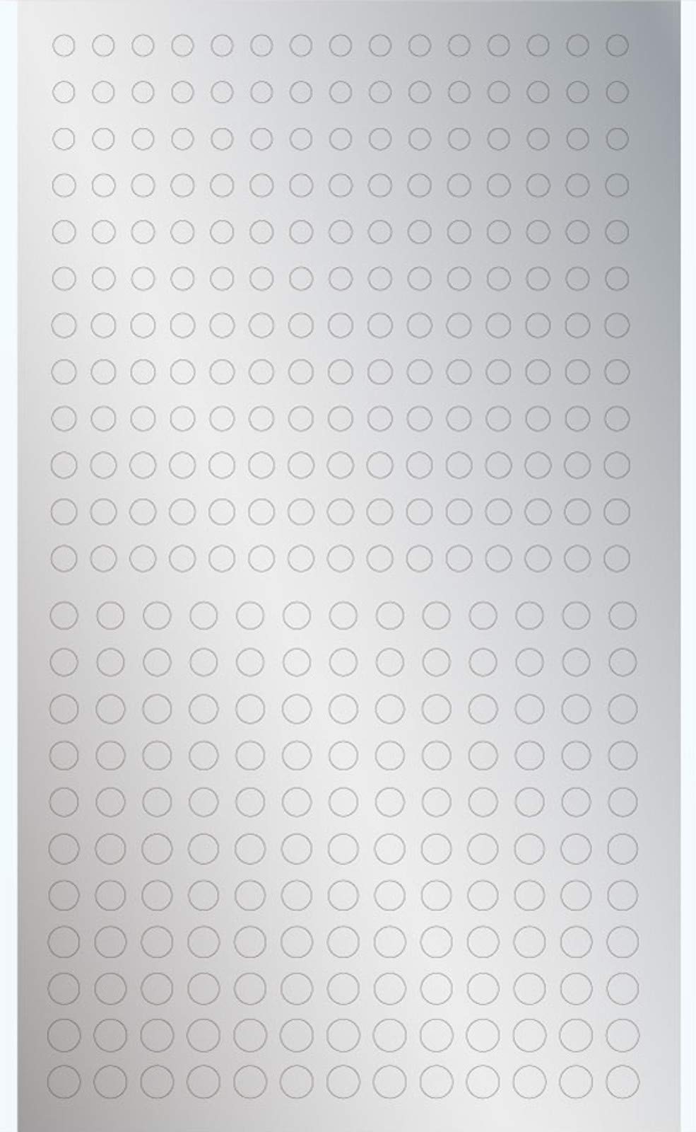 HIQPARTS Round Metallic Sticker M 3.0 4.6Mm Silver- Japan Figure Store - #1 Bring To You The Best Japanese Goods