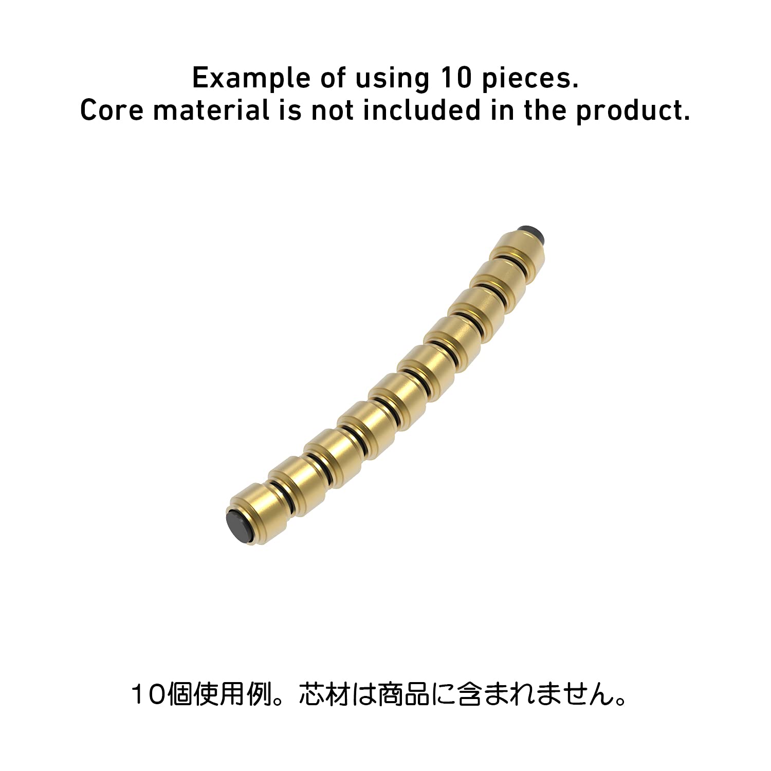 HIQPARTS Np Pipe Gold Size S 20Pieces- Japan Figure Store - #1 Bring To You The Best Japanese Goods