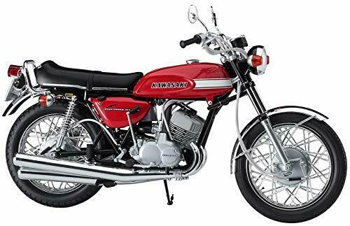 Hasegawa 1/12 Kawasaki 500-ss/mach Iii H1 '70 Late Version Plastic Model Kit - Japan Figure