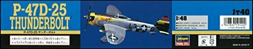 Hasegawa 1/48 Us Army P-47d-25 Thunderbolt Plastic Model Jt40- Japan Figure Store - #1 Bring To You The Best Japanese Goods