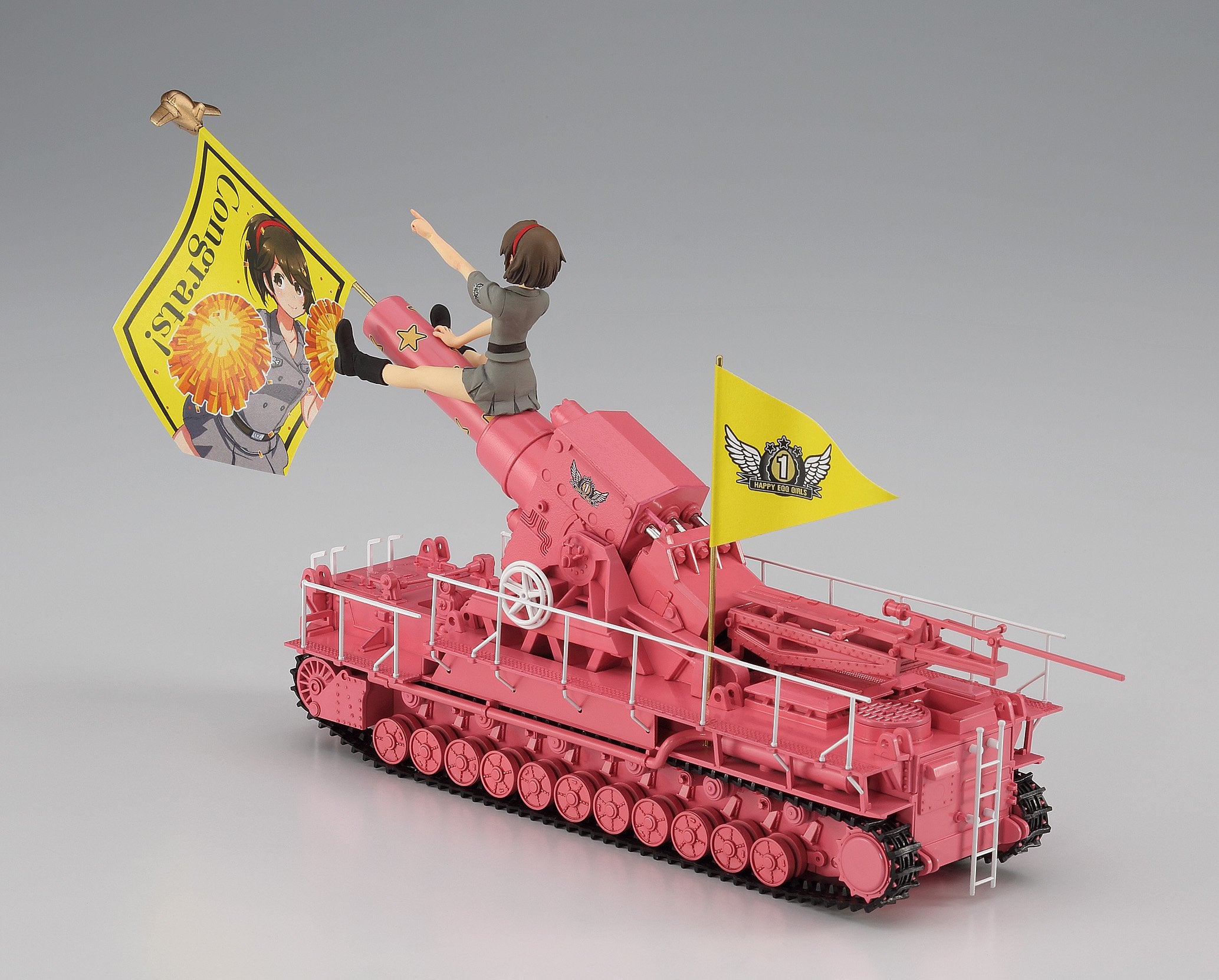 HASEGAWA Sp370 Happy Egg Girls No.1 Rei Hazumi W/ 52Cm Karl- Japan Figure Store - #1 Bring To You The Best Japanese Goods