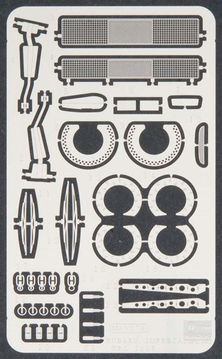 Hasegawa Subaru Impreza Wrc 2005 Rally Japan 1/24 Etching Parts Plastic Model Parts- Japan Figure Store - #1 Bring To You The Best Japanese Goods