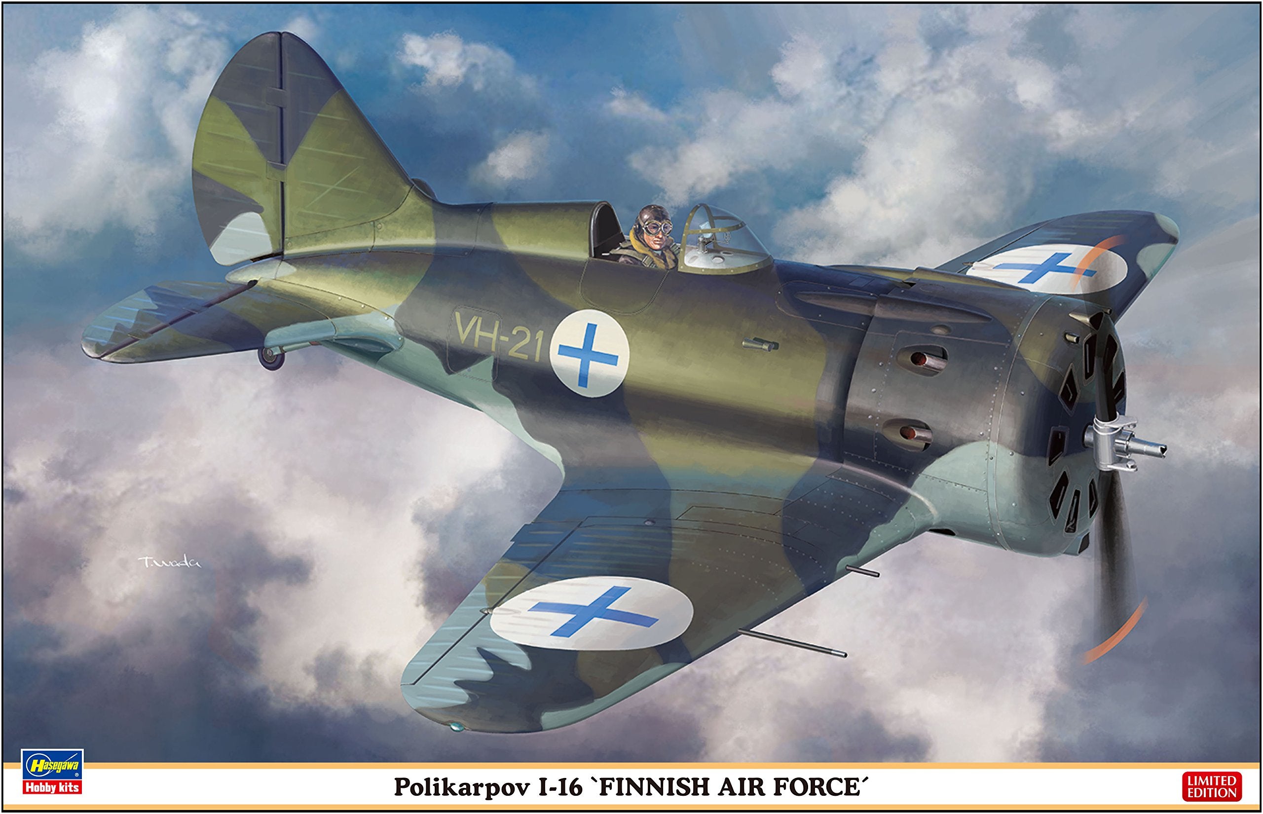 HASEGAWA 08254 Finnish Air Force Polikarpov I-16 1/32 Scale Kit- Japan Figure Store - #1 Bring To You The Best Japanese Goods