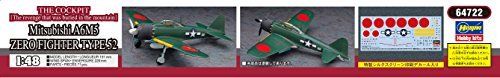 Hasegawa 1/48 The Cockpit Mitsubishi A6m5 Zero Fighter Model52 Model Kit- Japan Figure Store - #1 Bring To You The Best Japanese Goods