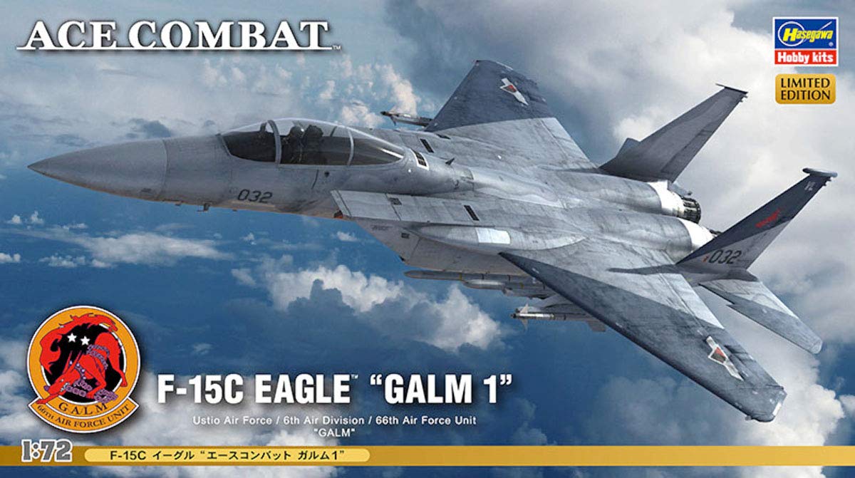 HASEGAWA Sp330 Ace Combat F-15C Eagle Galm 1 1/72 Scale Kit- Japan Figure Store - #1 Bring To You The Best Japanese Goods