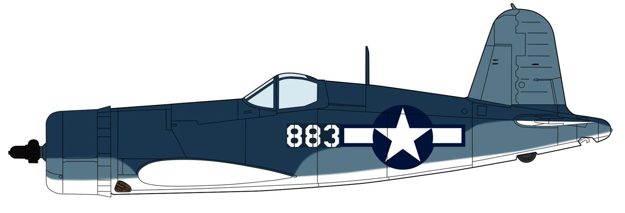 HASEGAWA 02032 Us Navy F4U-1A Corsair Combo 2 Plane Set 1/72 Scale Kit- Japan Figure Store - #1 Bring To You The Best Japanese Goods