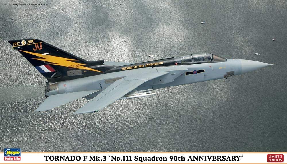 HASEGAWA - 01959 Tornado F Mk.3 No.111 Squadron 90Th Anniversary 1/72 Scale Kit- Japan Figure Store - #1 Bring To You The Best Japanese Goods