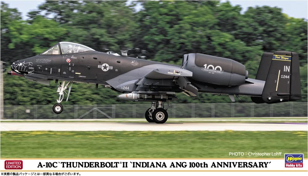 HASEGAWA 1/72 A-10C Thunderbolt Ii Indiana Air Force 100Th Anniversary Plastic Model- Japan Figure Store - #1 Bring To You The Best Japanese Goods
