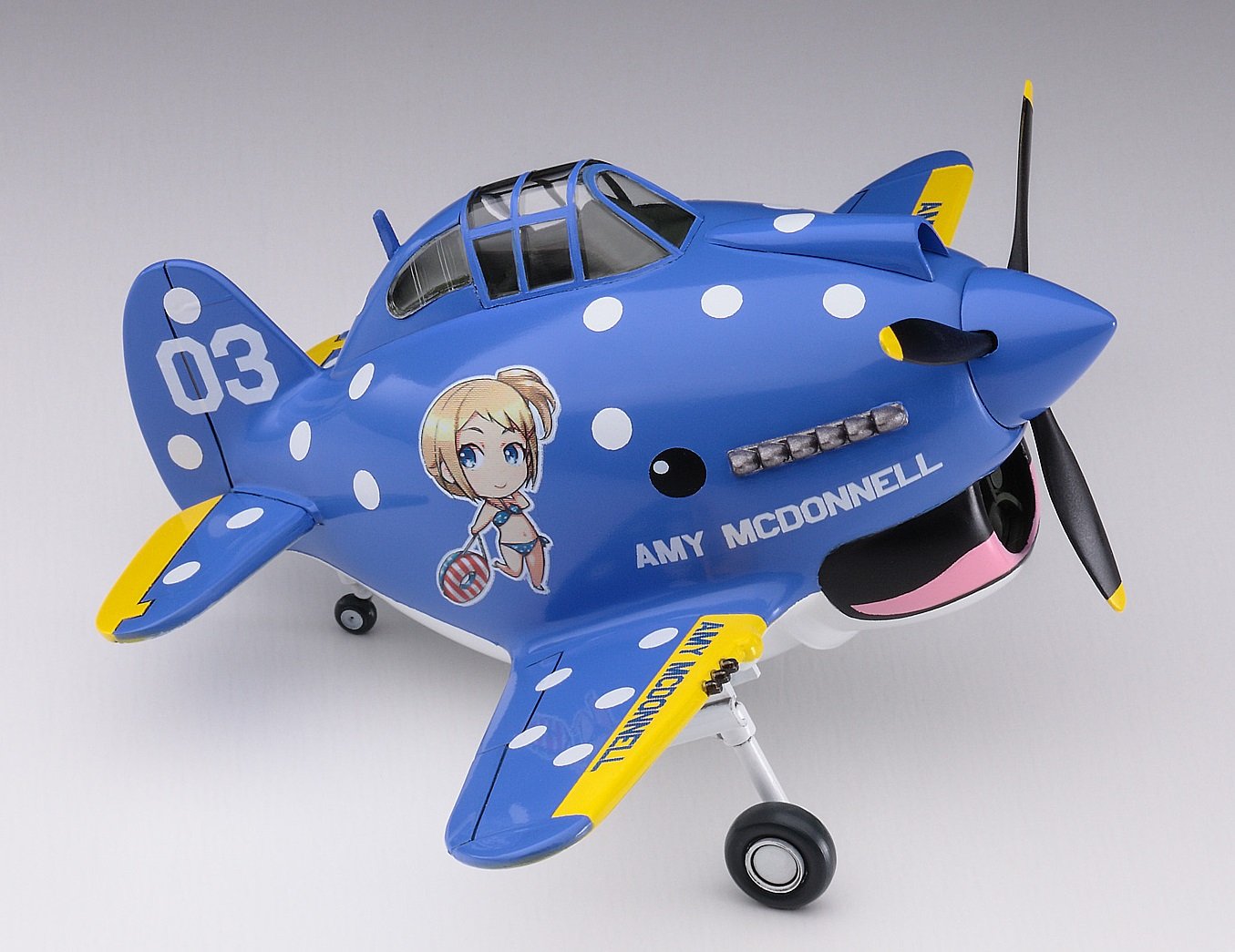 HASEGAWA Sp382 Egg Girls Collection No.3 Amy Mcdonnell W/P-40 Warhawk 1/20 Scale Kit- Japan Figure Store - #1 Bring To You The Best Japanese Goods