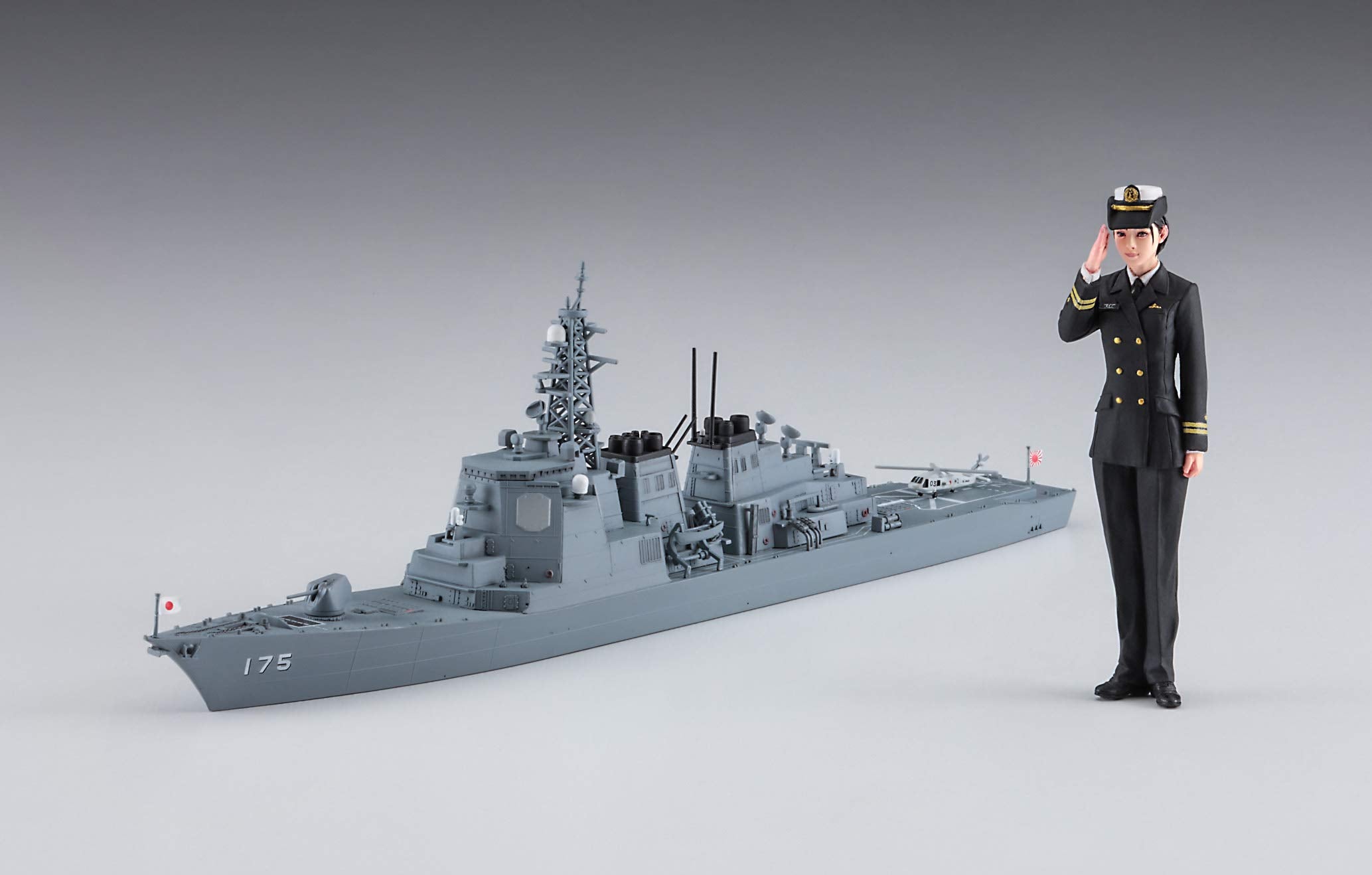 Hasegawa Sp452 Jmsdf Defense Destroyer Myoko W/ Female Figure 1/700 Japanese Figure Toy- Japan Figure Store - #1 Bring To You The Best Japanese Goods