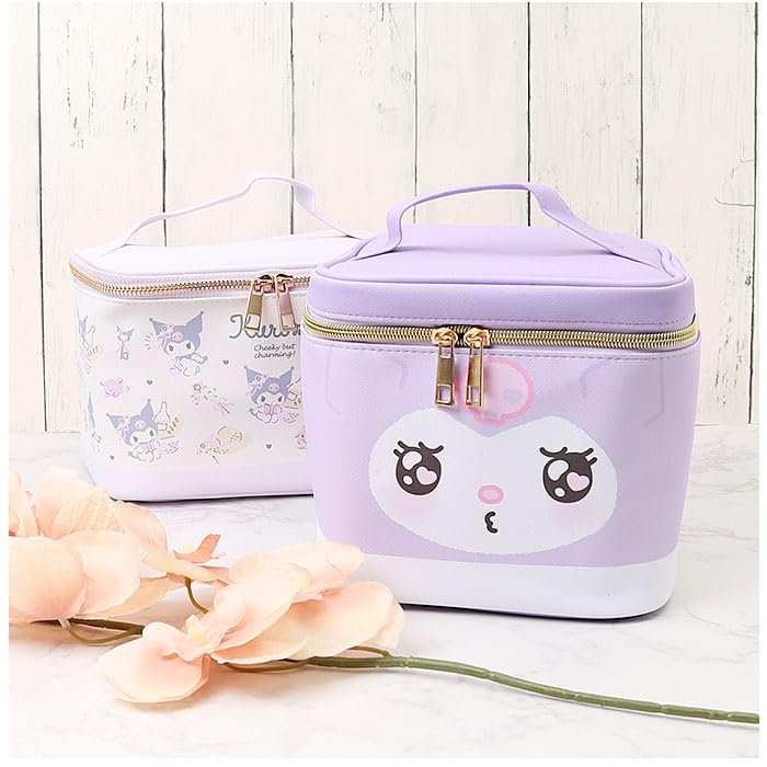 Hatakeyamashoji Japan Makeup Case Vanity Pouch Flyer Pattern Hello Kitty- Japan Figure Store - #1 Bring To You The Best Japanese Goods