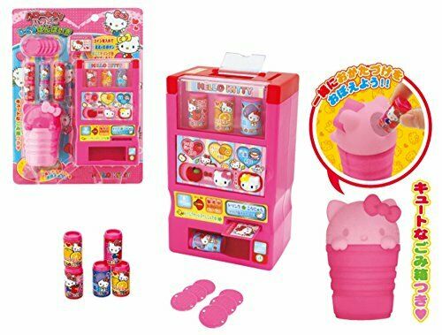 Hello Kitty Toy Vending Machine With Coins Juice And Other Accessories- Japan Figure Store - #1 Bring To You The Best Japanese Goods