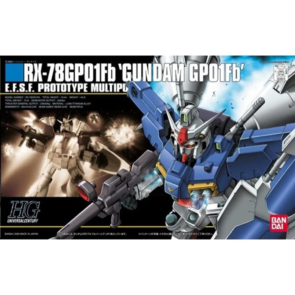 BANDAI Hguc 018 Gundam Rx-78Gpo1Fb Gpo1Fb 1/144 Scale Kit- Japan Figure Store - #1 Bring To You The Best Japanese Goods