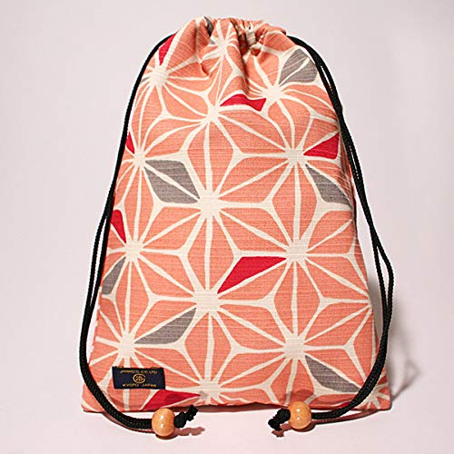 Jhands Japanese Hikara Kinchaku Asanoha Pink (L)- Japan Figure Store - #1 Bring To You The Best Japanese Goods