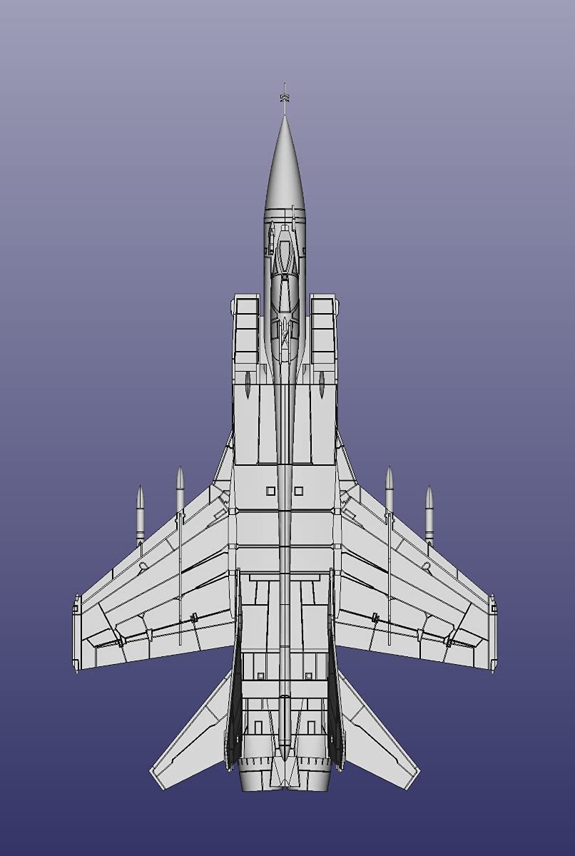 Hma 1/144 Japan Mig-31 Foxhound Plastic Model Kit- Japan Figure Store - #1 Bring To You The Best Japanese Goods
