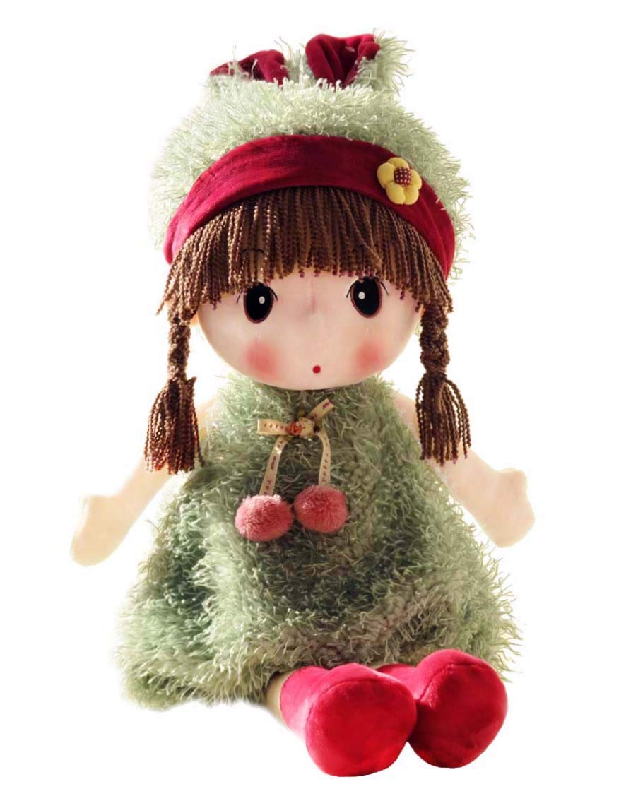 Hwd Stuffed Animal Plush Doll 40cm High Green Color Japan Stuffed Dolls- Japan Figure Store - #1 Bring To You The Best Japanese Goods