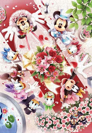 Jigsaw Puzzle Happy Bouquet Toss 1000 Pieces (D-1000-091)- Japan Figure Store - #1 Bring To You The Best Japanese Goods